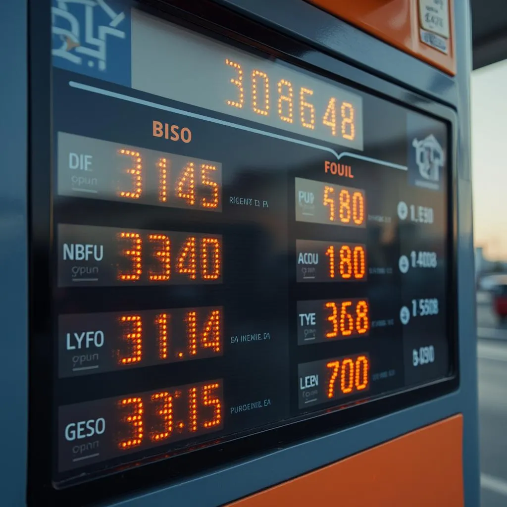 Precios de combustibles